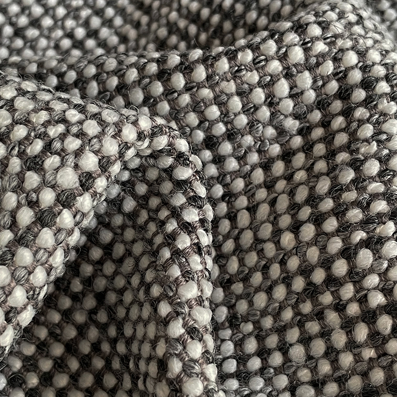 Mendès Bouclé Fabric, Rainy Day - Tackler London - Upholstery Fabric