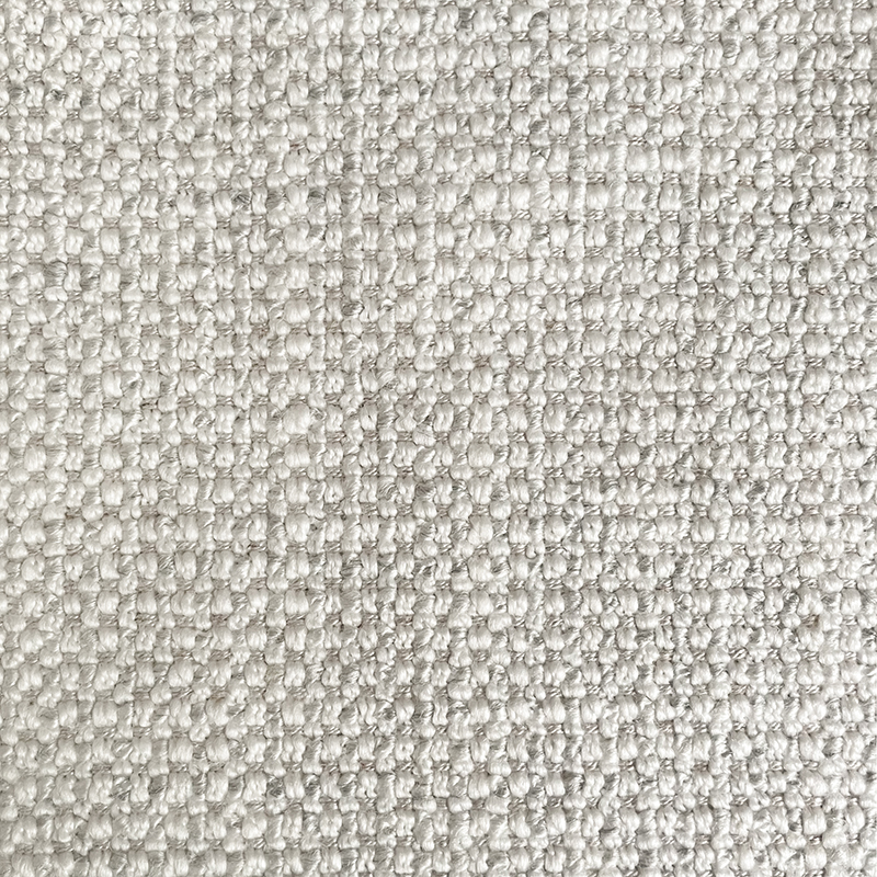 Moulin Bouclé Fabric, White Cloud - Tackler London - Upholstery Fabric